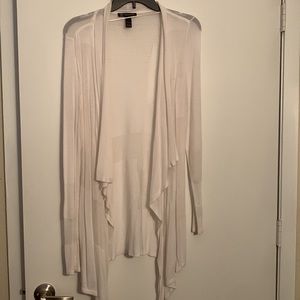Off White Shawl Sweater Jacket Never worn Mint condition!